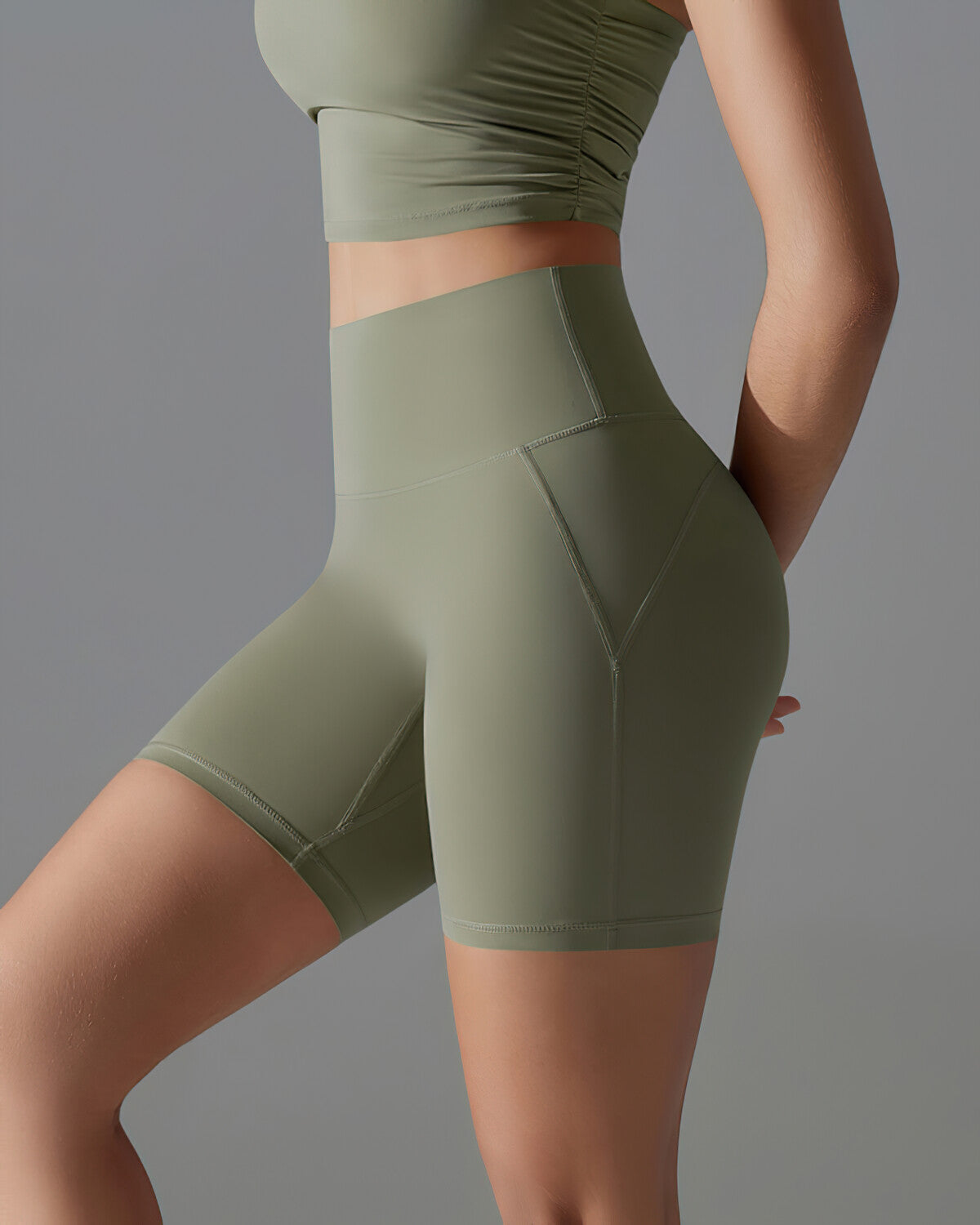 Bianca Seamless Shorts - Green