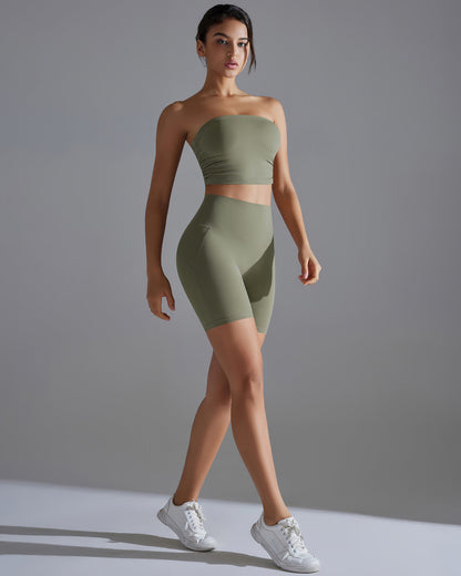 Bianca Seamless Shorts - Green