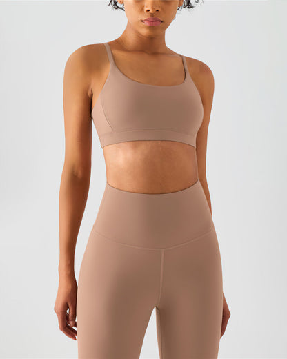 Bria Sports Bra - Tan