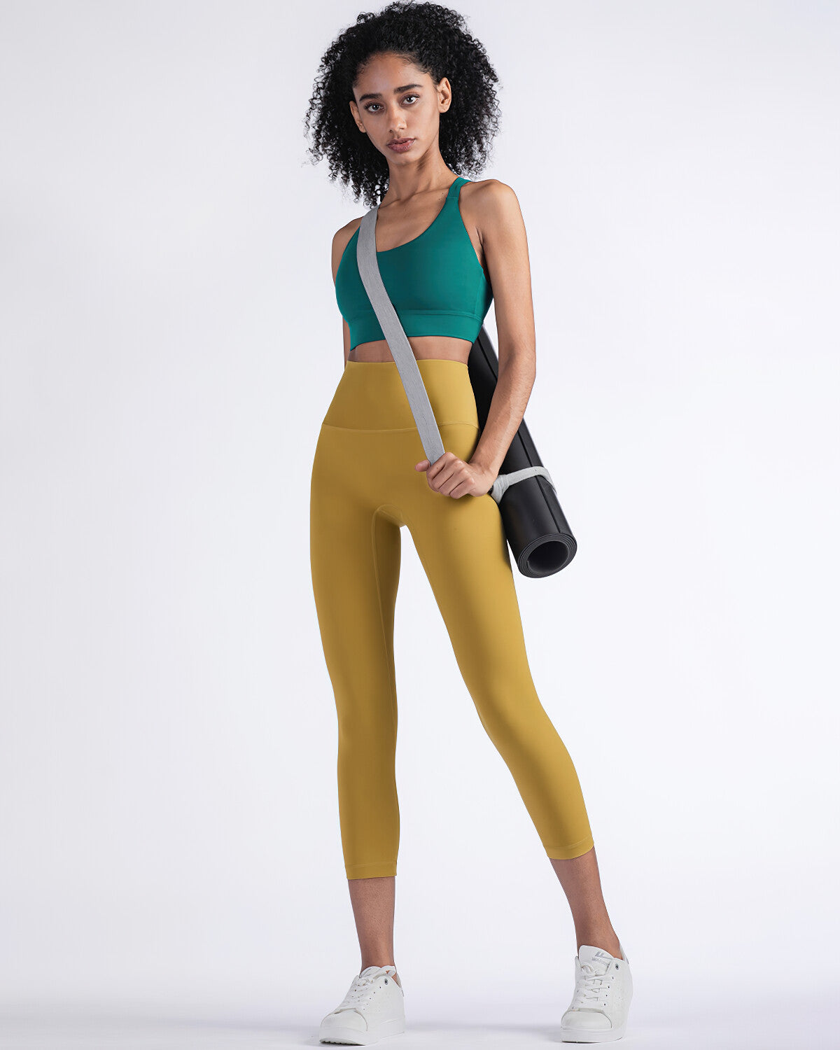 Bridget Seamless Capri - Ochre