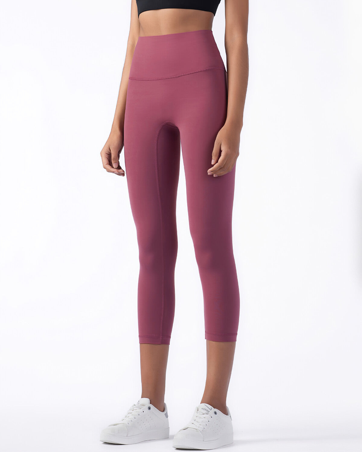 Bridget Seamless Capri - Raspberry