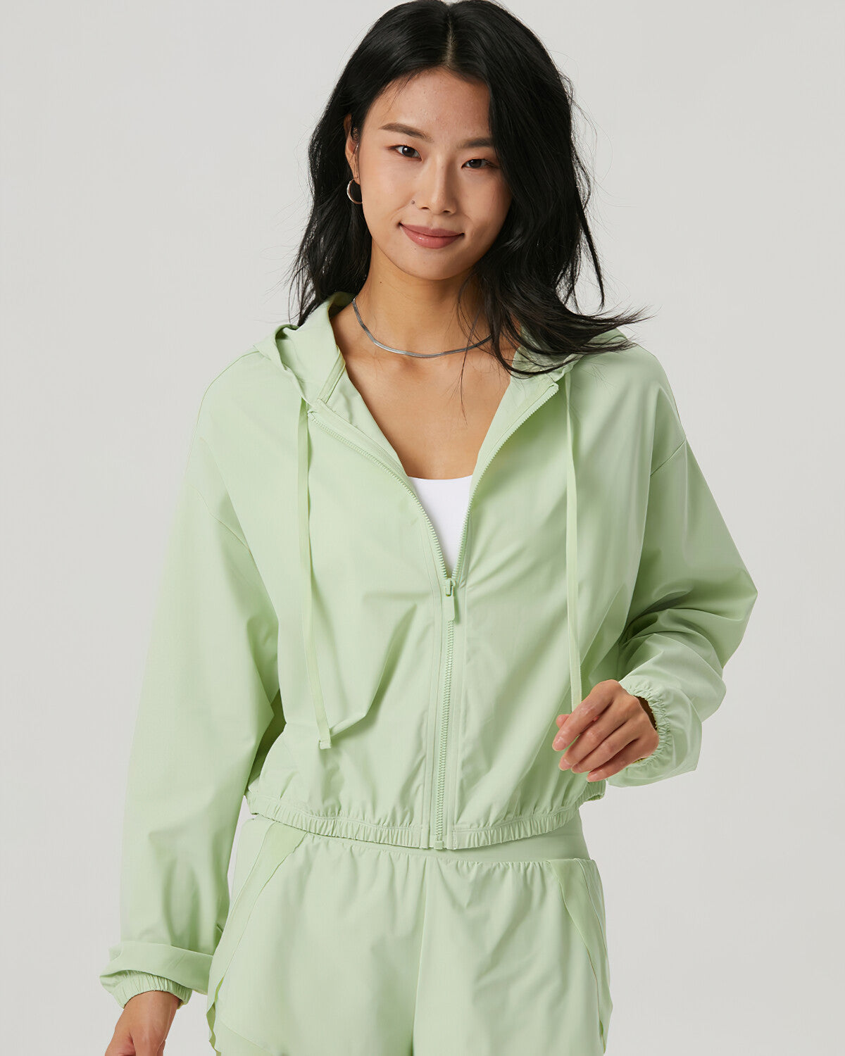 Carly Hooded Jacket - Mint