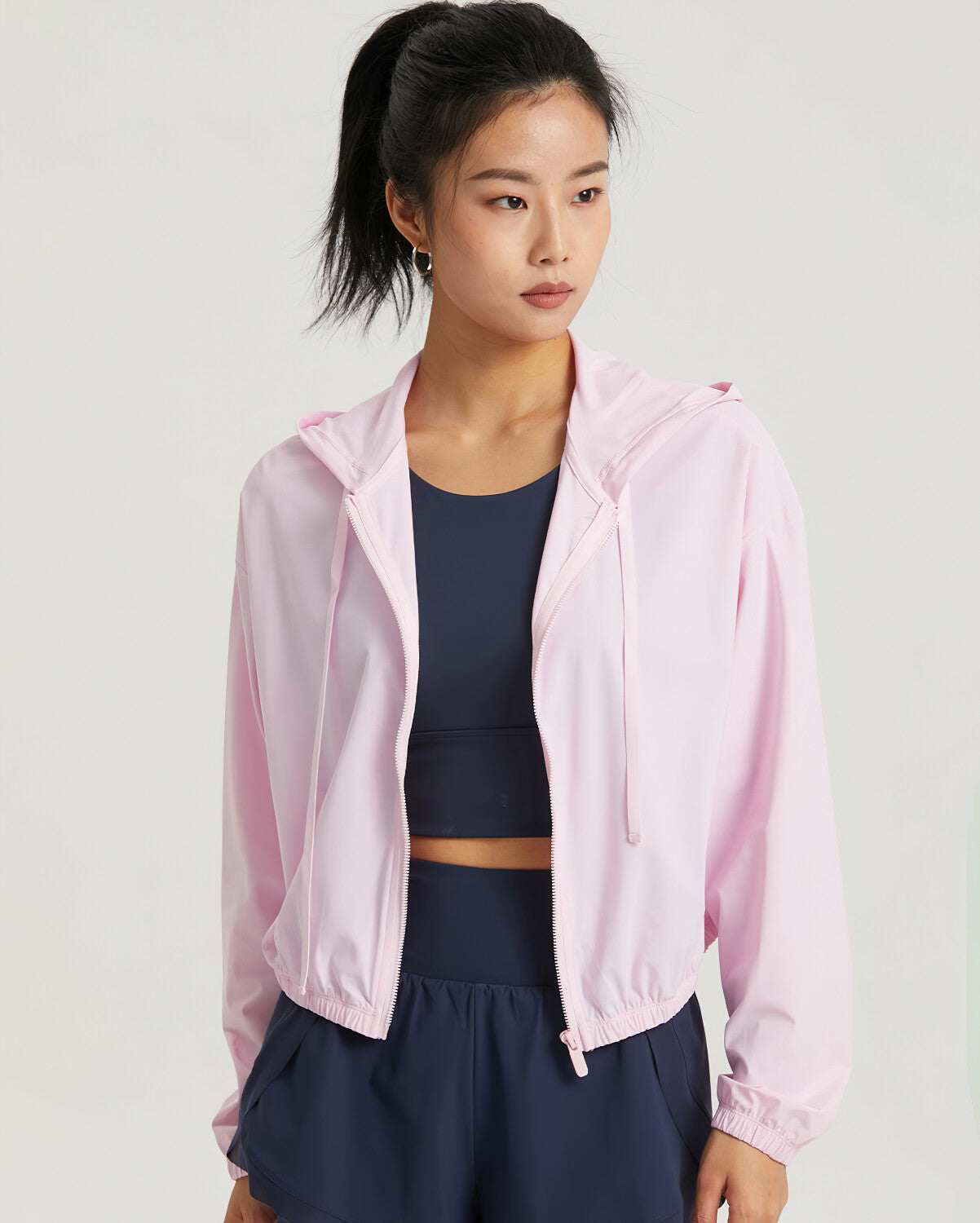 Carly Hooded Jacket - Pink