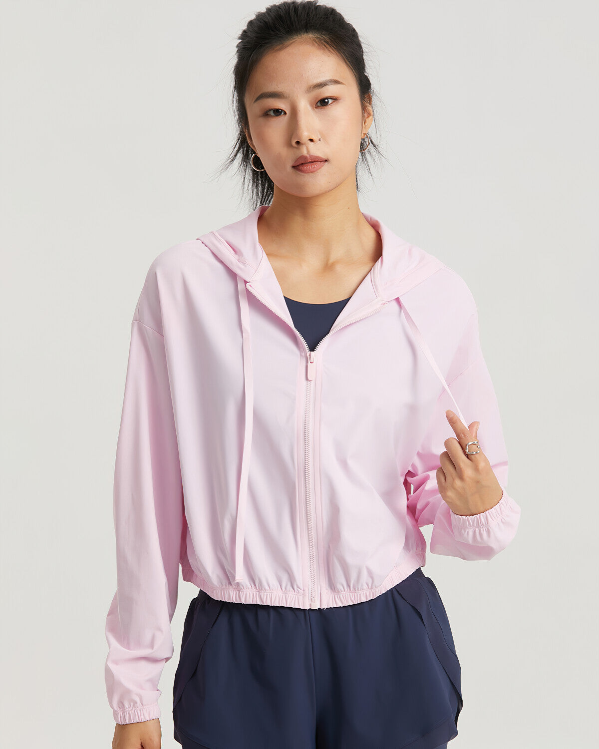 Carly Hooded Jacket - Pink