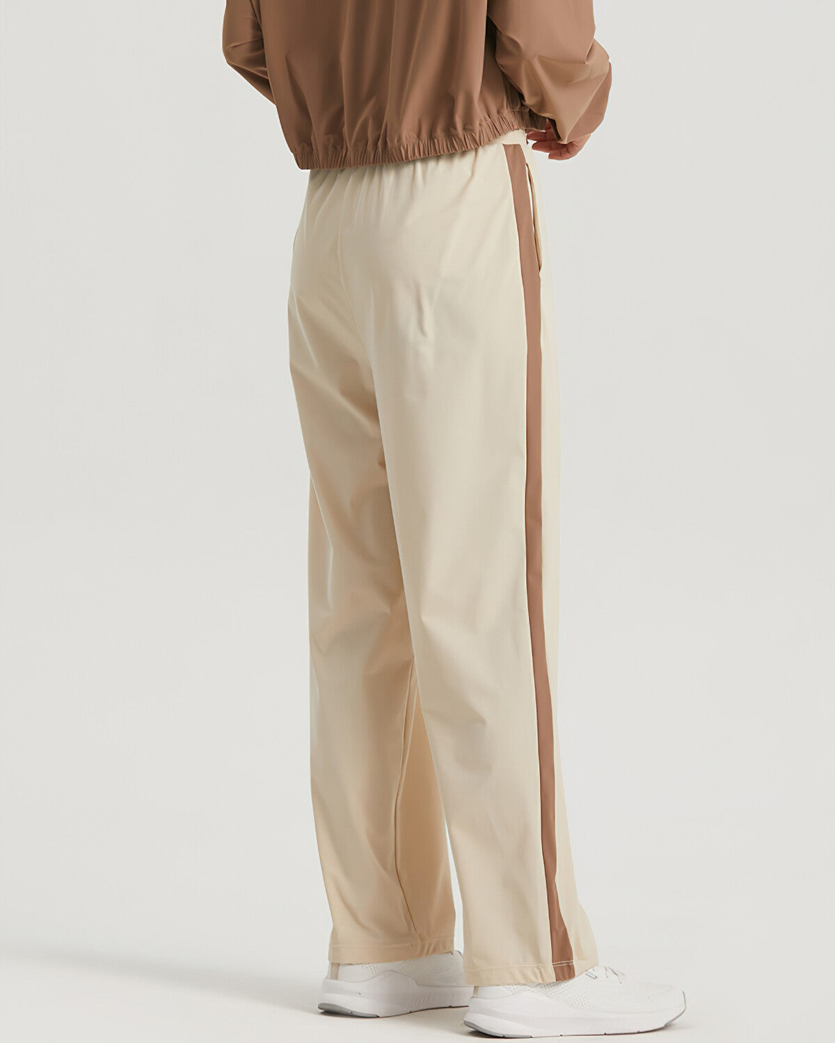 Carly Relaxed Fit Joggers - Beige