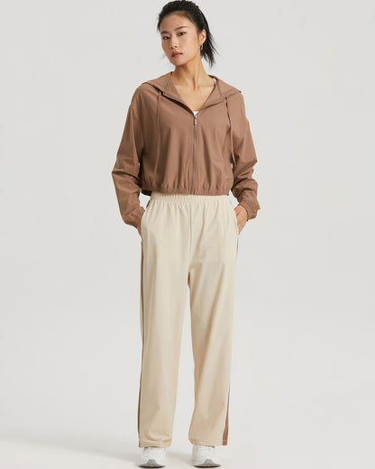 Carly Relaxed Fit Joggers - Beige