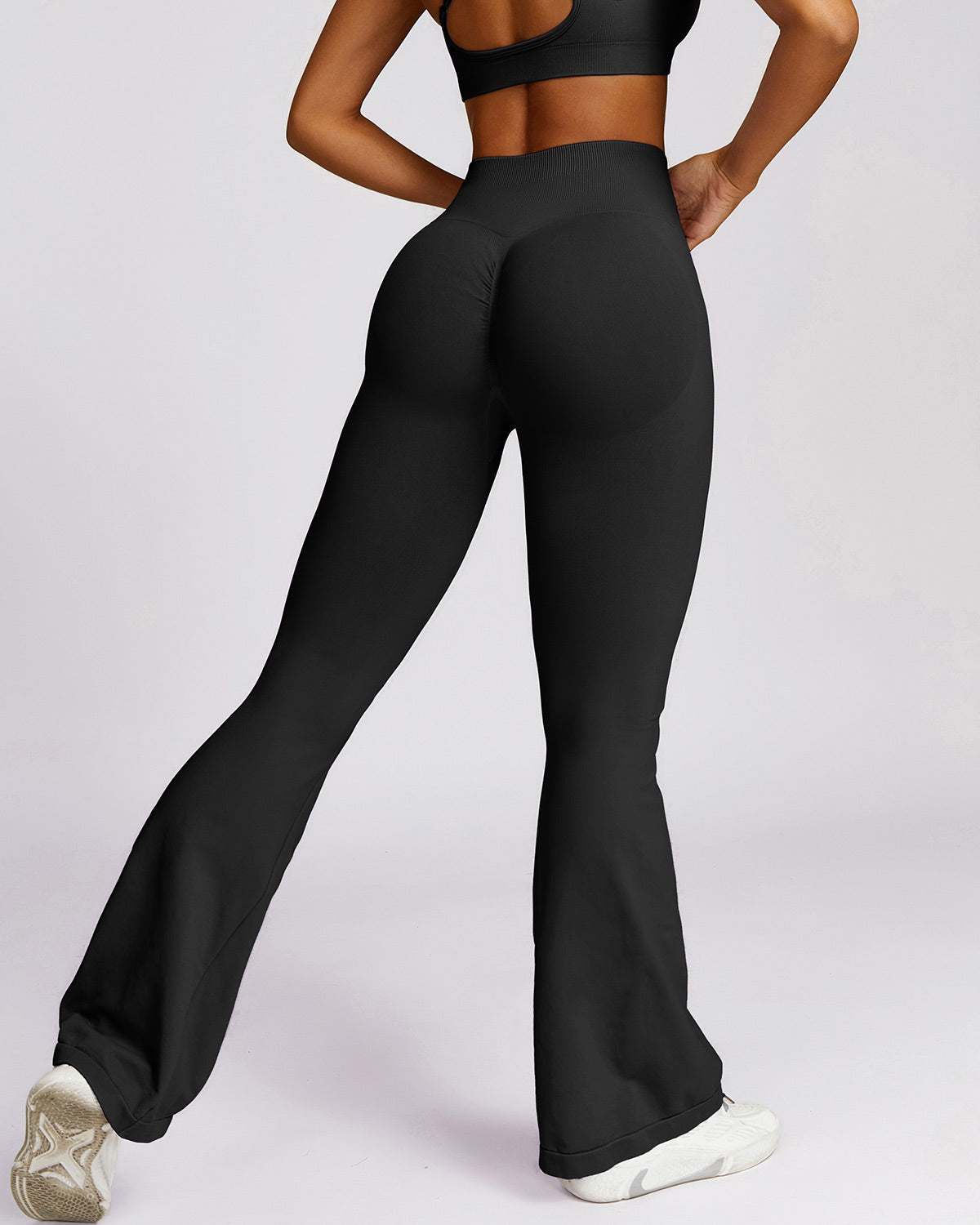 Cecilia Scrunch Leggings - Black