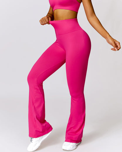 Cecilia Scrunch Leggings - Fuchsia