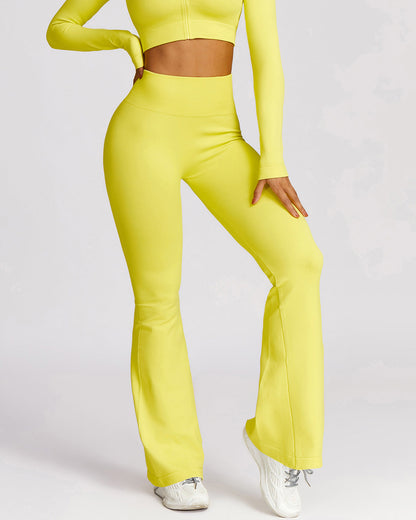 Cecilia Scrunch Leggings - Yellow