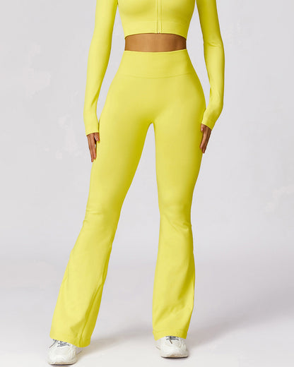 Cecilia Scrunch Leggings - Yellow