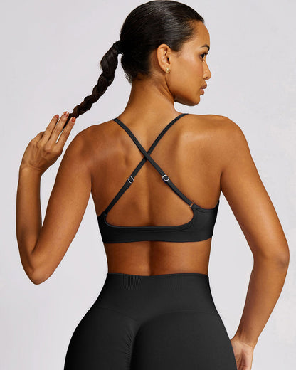 Cecilia Sports Bra - Black