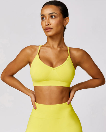 Cecilia Sports Bra - Yellow