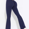 Celeste Scrunch Flare Leggings - Blue