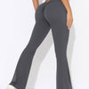 Celeste Scrunch Flare Leggings - Grey