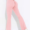 Celeste Scrunch Flare Leggings - Pink