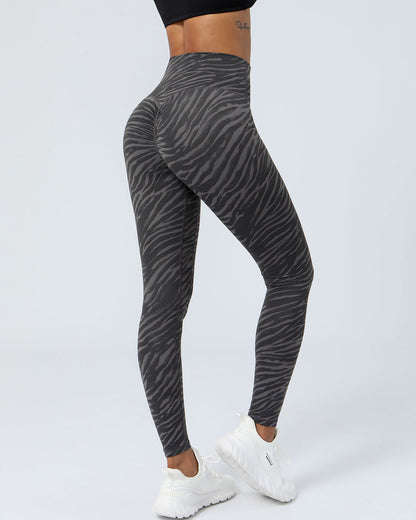 Chelsea Seamless Scrunch Leggings - Black