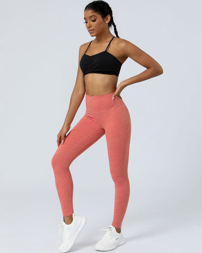 Chelsea Seamless Scrunch Leggings - Pink