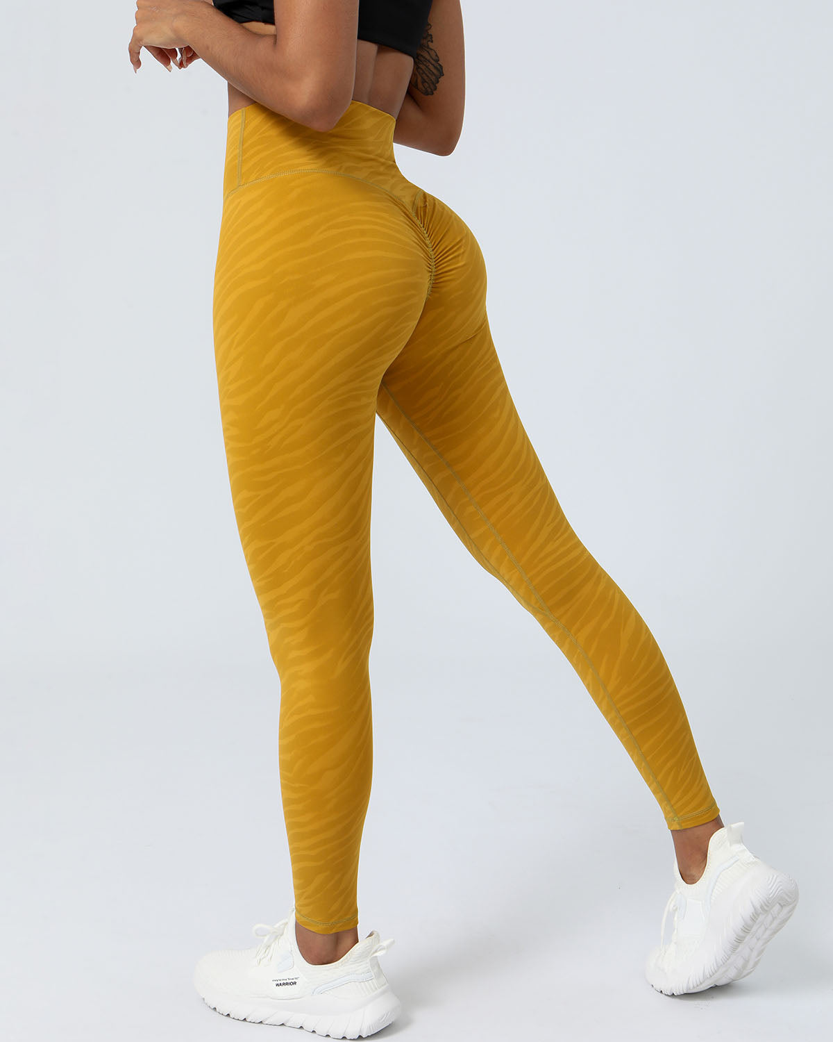 Chelsea Seamless Scrunch Leggings - Yellow