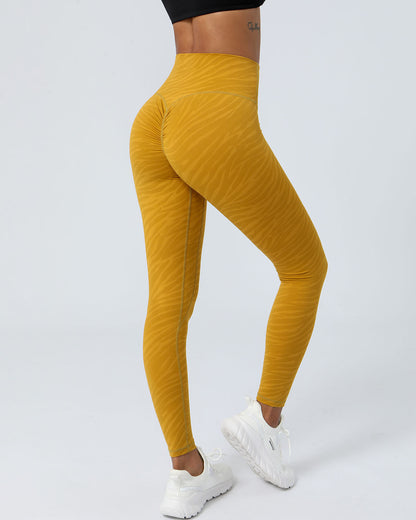 Chelsea Seamless Scrunch Leggings - Yellow