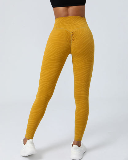 Chelsea Seamless Scrunch Leggings - Yellow