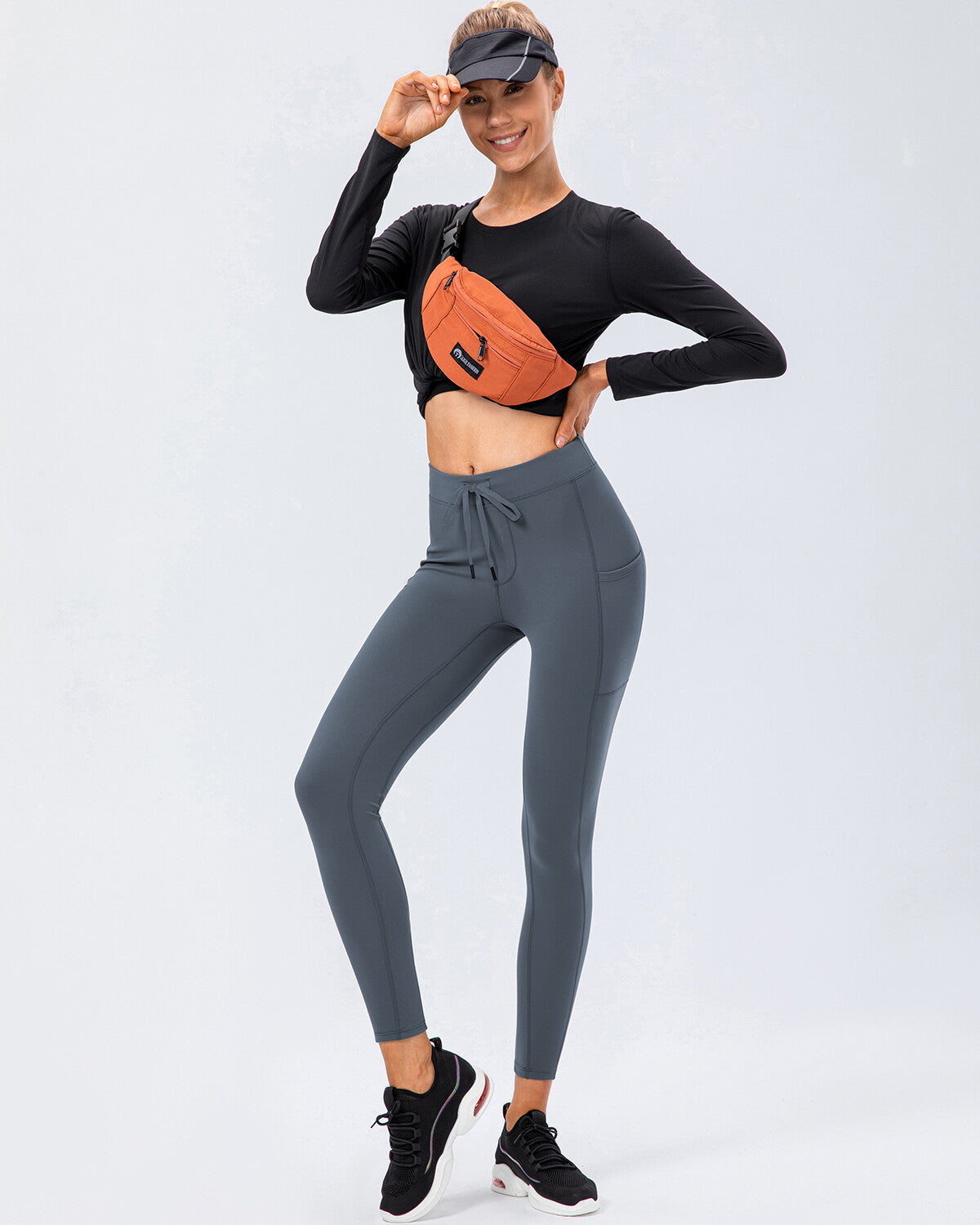 Clara Pocket Leggings - Grey