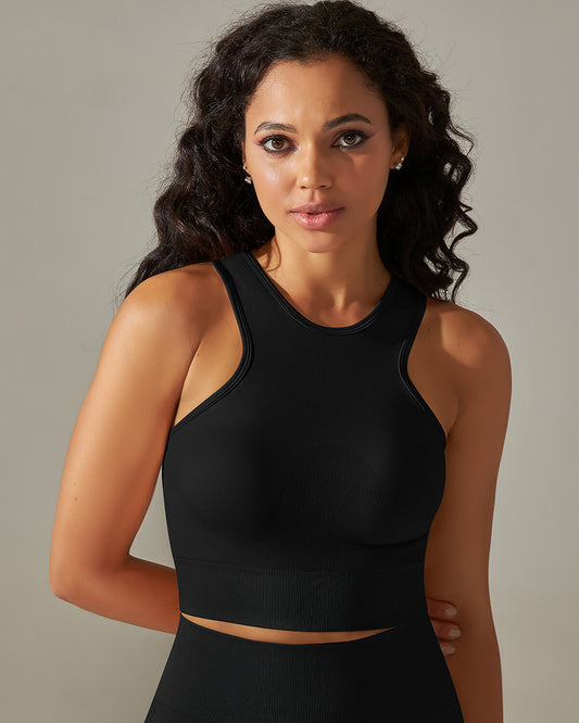 Cleo Crop Top - Black