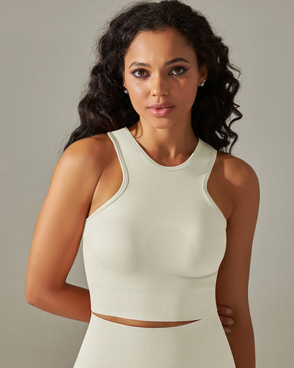 Cleo Crop Top - White