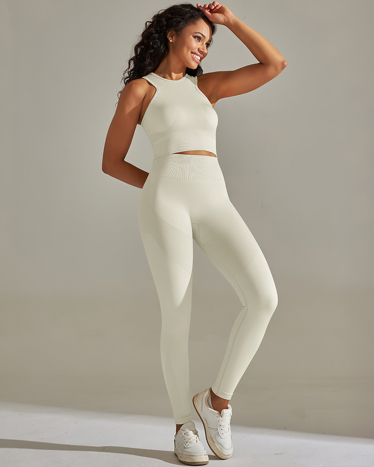 Cleo Seamless Leggings - White