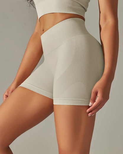 Cleo Seamless Shorts - Beige