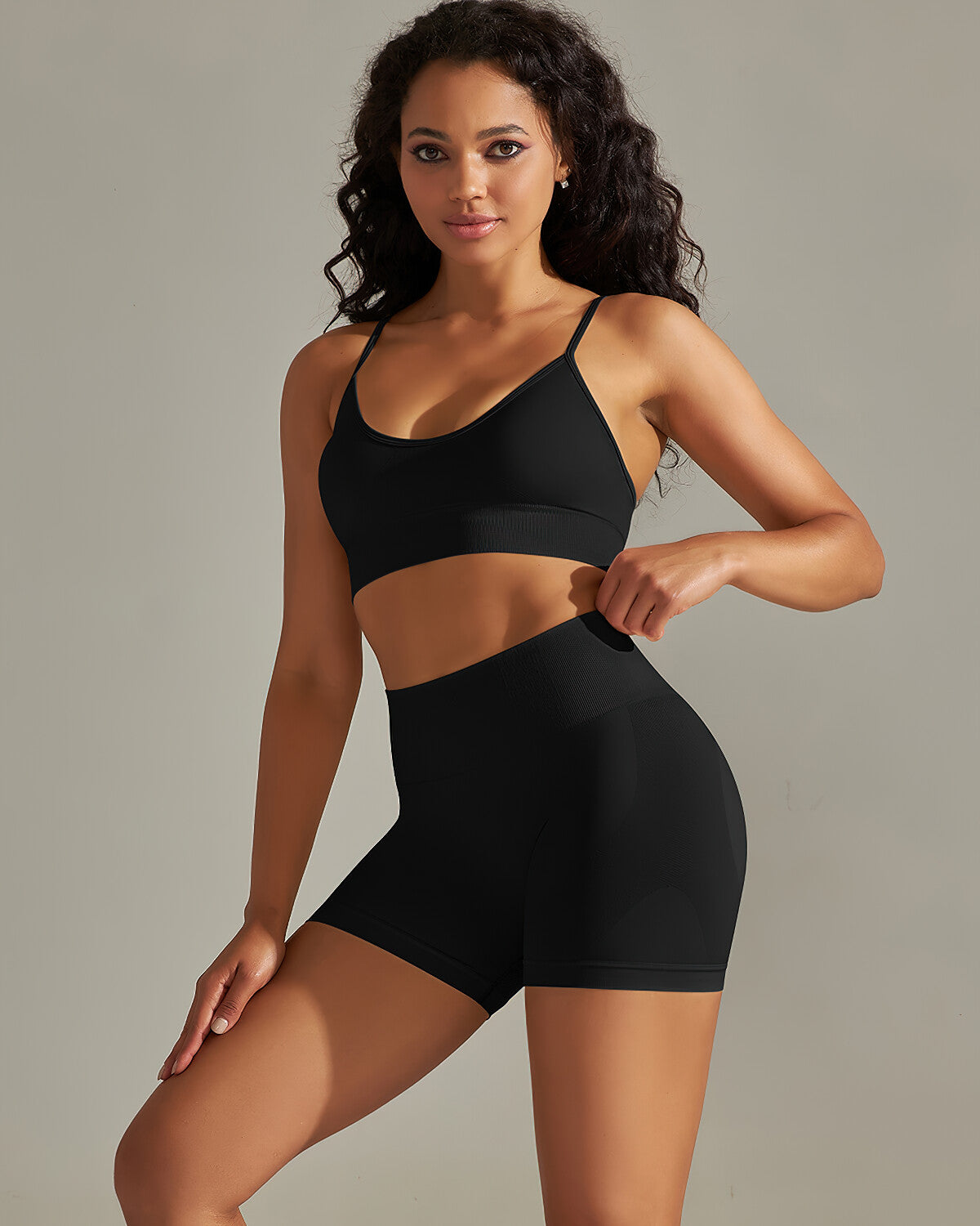 Cleo Seamless Shorts - Black