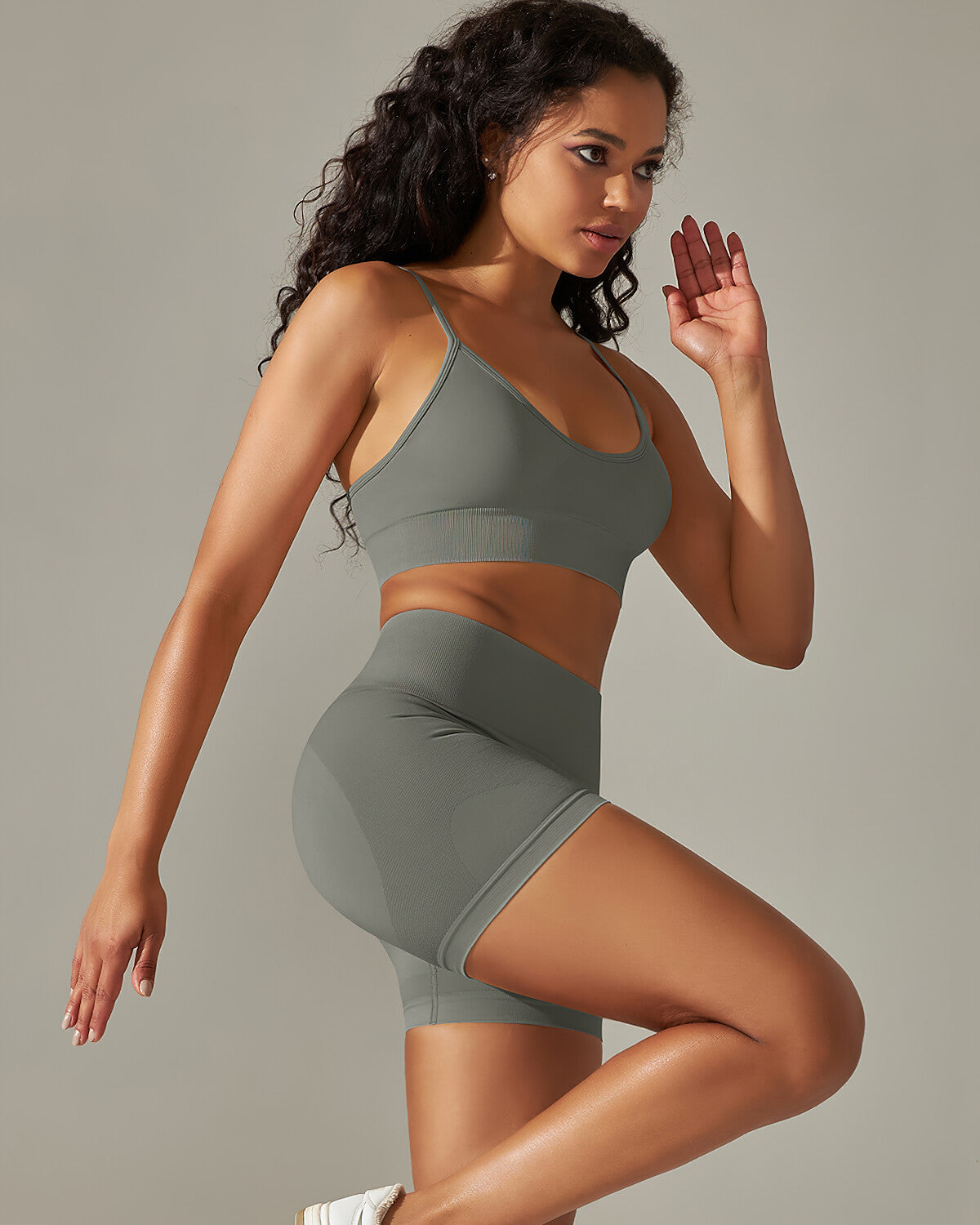 Cleo Seamless Shorts - Grey