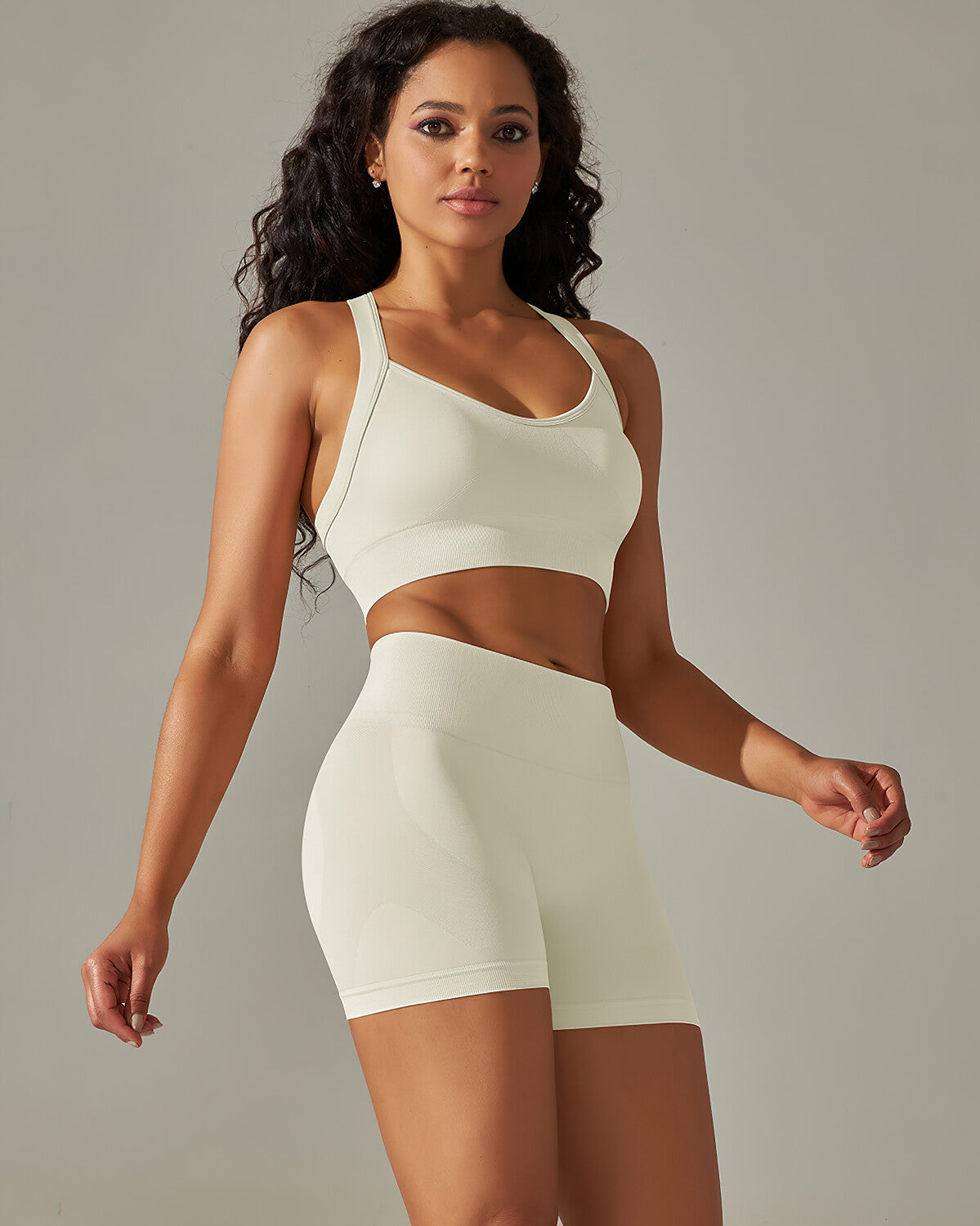 Cleo Seamless Shorts - White