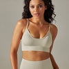 Cleo Sports Bra - Beige