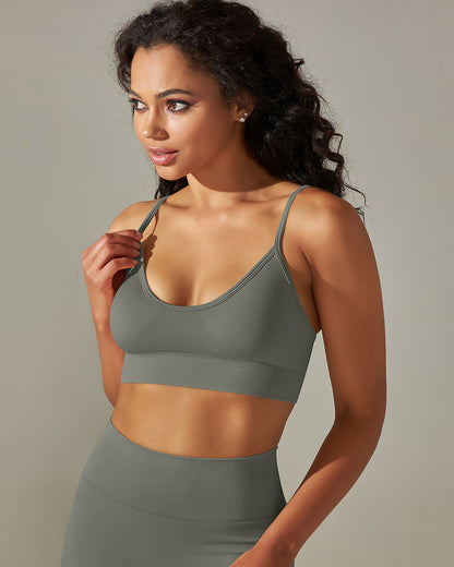 Cleo Sports Bra - Grey