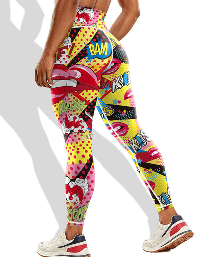 Comic Art Leggings