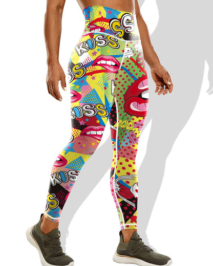 Comic Art Leggings