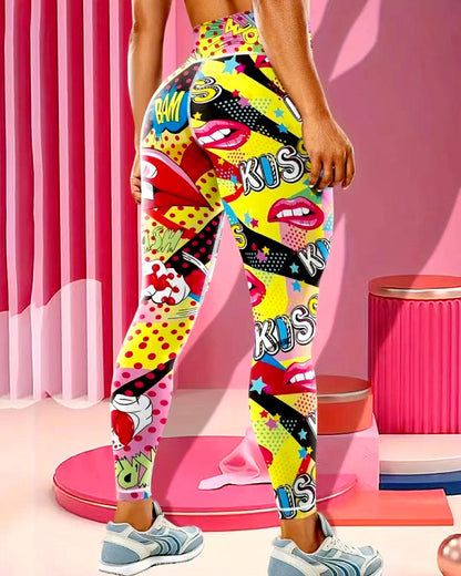 Comic Art Leggings