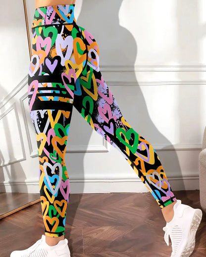 Confetti Hearts Leggings