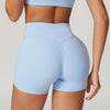 Hazel Scrunch Shorts - Blue