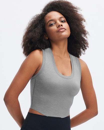 Dani Crop Top - Grey