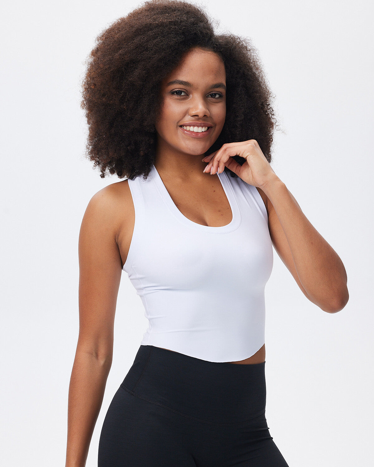 Dani Crop Top - White