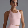 Delphine Crop Top - Blush Pink