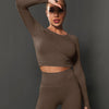 Ella Long Sleeve - Brown