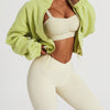 Ellie Crop Pullover - Green