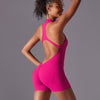 Elodie Seamless Scrunch Jumpsuit - Fuchsia