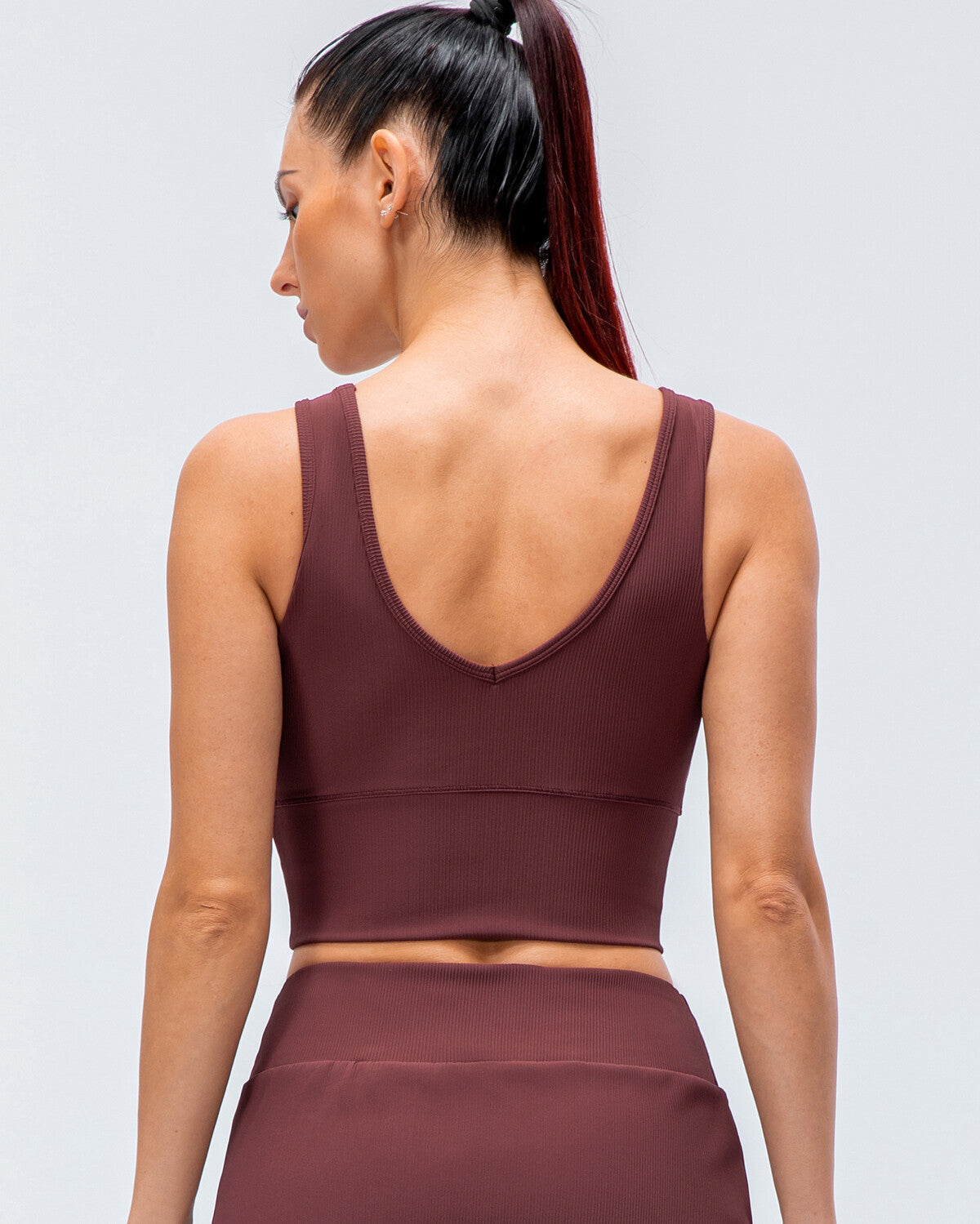 Eloise Sports Bra - Maroon