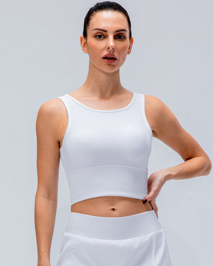 Eloise Sports Bra - White