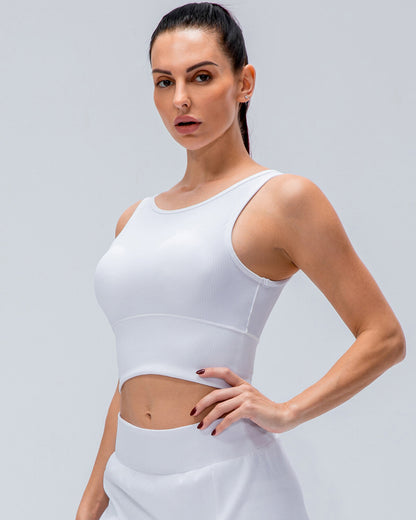 Eloise Sports Bra - White