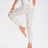 Emery Metallic Leggings - White