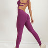 Estelle Seamless Scrunch Jumpsuit - Purple